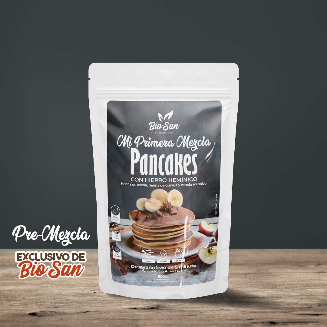 Mi primera Pre Mezcla para pancakes con hierro hemínico Productos